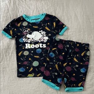 Roots Kids space themed pajamas